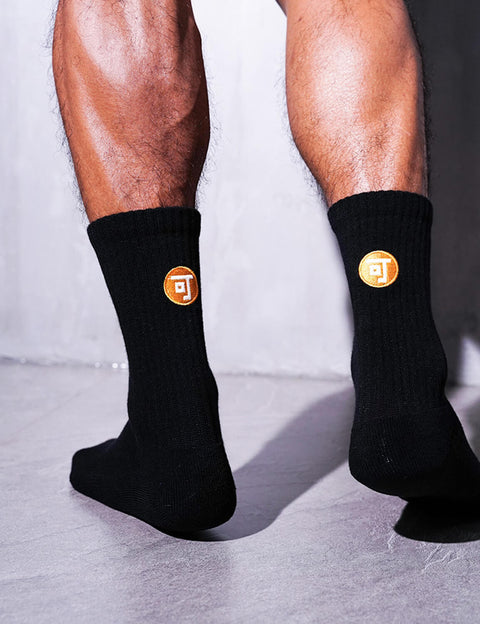 可 Sport Crew Socks SINGLE-PACK