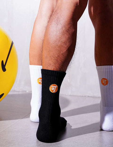 可 Sport Crew Socks SINGLE-PACK