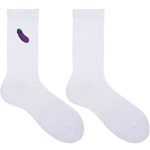 🍌🍑🍆 Thin Crew Socks SINGLE-PACK