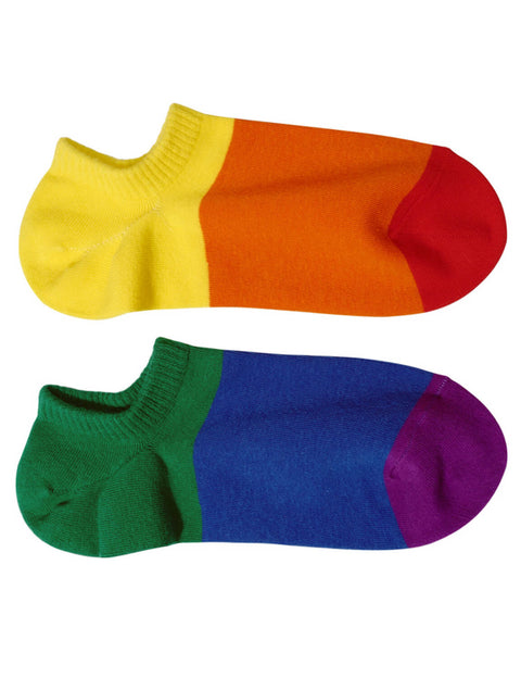 Rainbow No-Show Thin Socks SINGLE-PACK