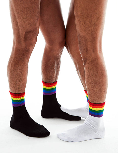 Rainbow Crew Socks SINGLE-PACK