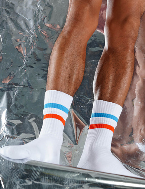 Two Bars Crew Socks SINGLE-PACK