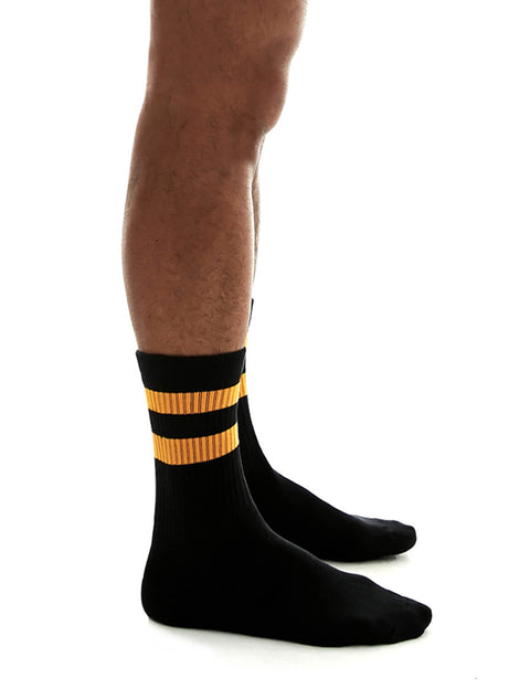 Double Stripe Crew Socks SINGLE-PACK