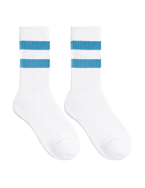 Double Stripe Crew Socks SINGLE-PACK