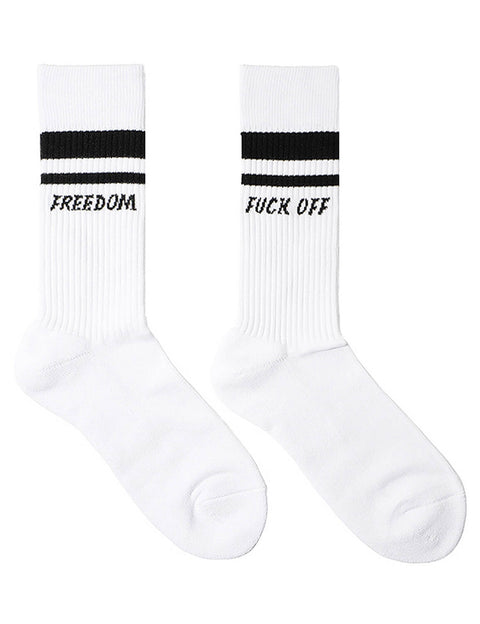 Fu*k Off Freedom Crew Socks SINGLE-PACK