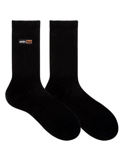 @#$% HUB Thin Crew Socks SINGLE-PACK