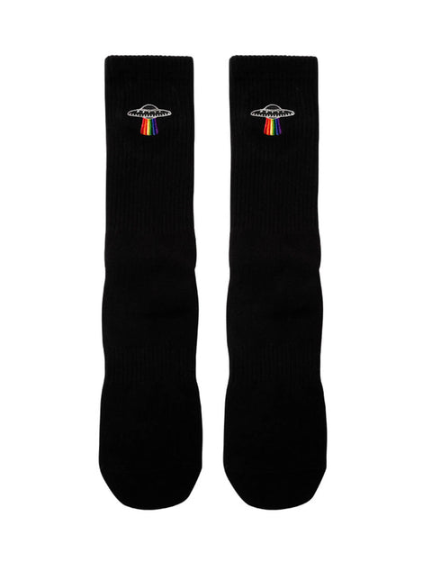 UFO Rainbow Sport Crew Socks SINGLE-PACK