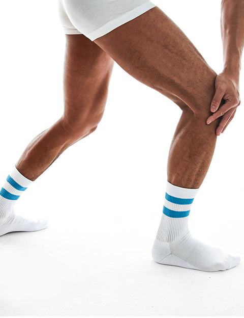 Double Stripe Crew Socks SINGLE-PACK