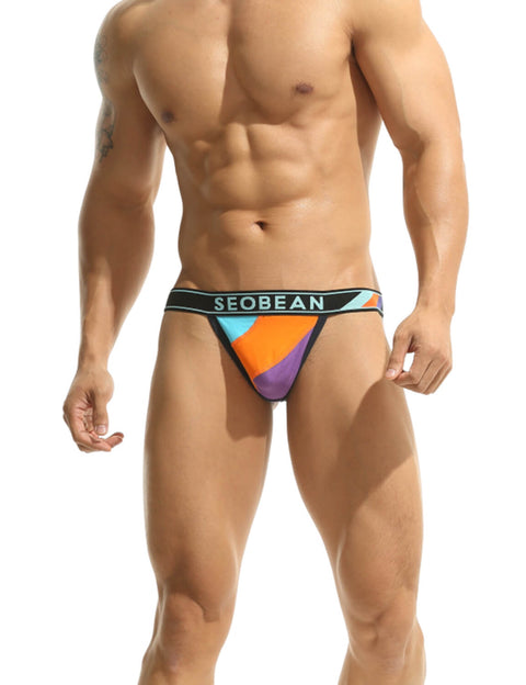 Color Block Thong 10111