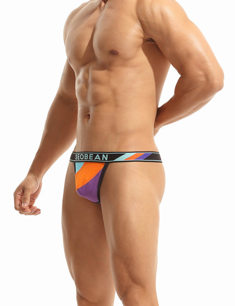 Color Block Thong 10111