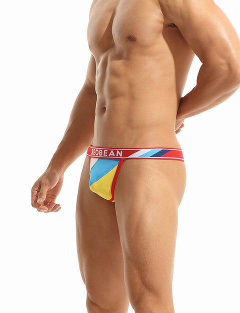 Color Block Thong 10111