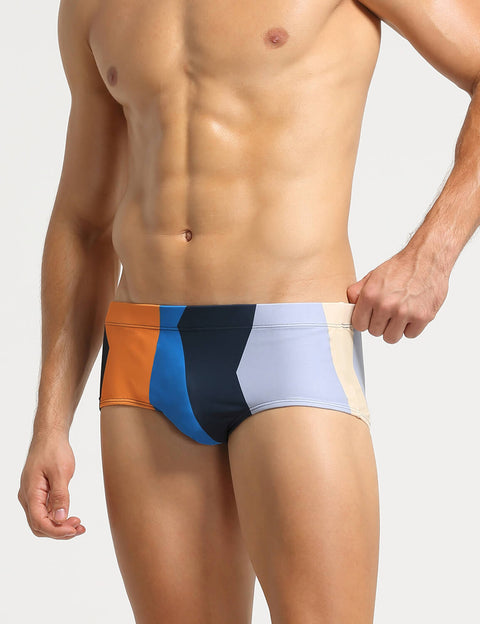 Color Block Boxer Briefs Swim 10801