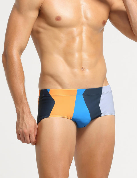 Color Block Boxer Briefs Swim 10801