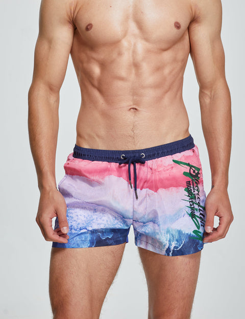 Swim Shorts 241301 with Quick-Dry in Pink