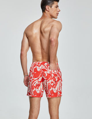 Swim Shorts 231302 with Quick-Dry in Red