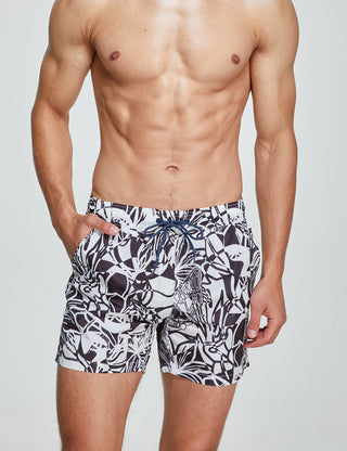 Swim Shorts 231302 with Quick-Dry in Black