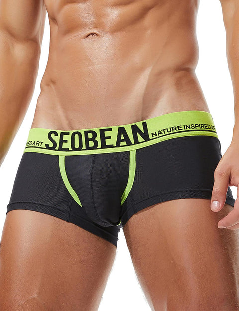 Low Rise Nylon Mesh Boxer Brief 90204