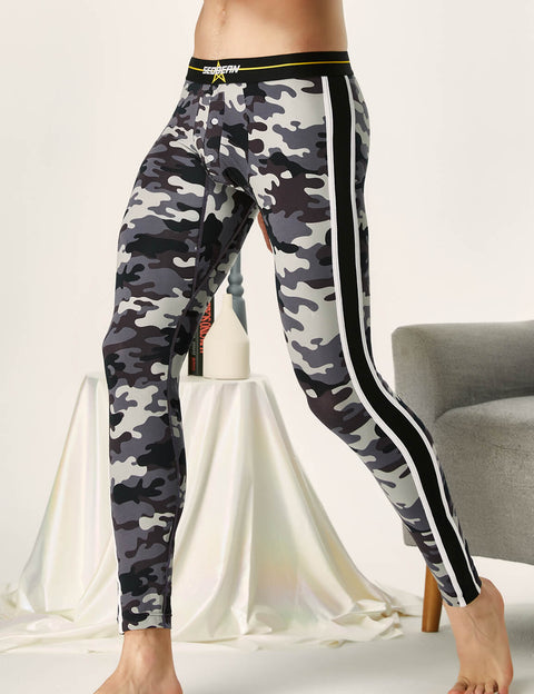 Camouflage Side Stripe Long John 10401