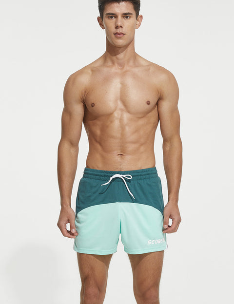 Color Block Sport Shorts 230602