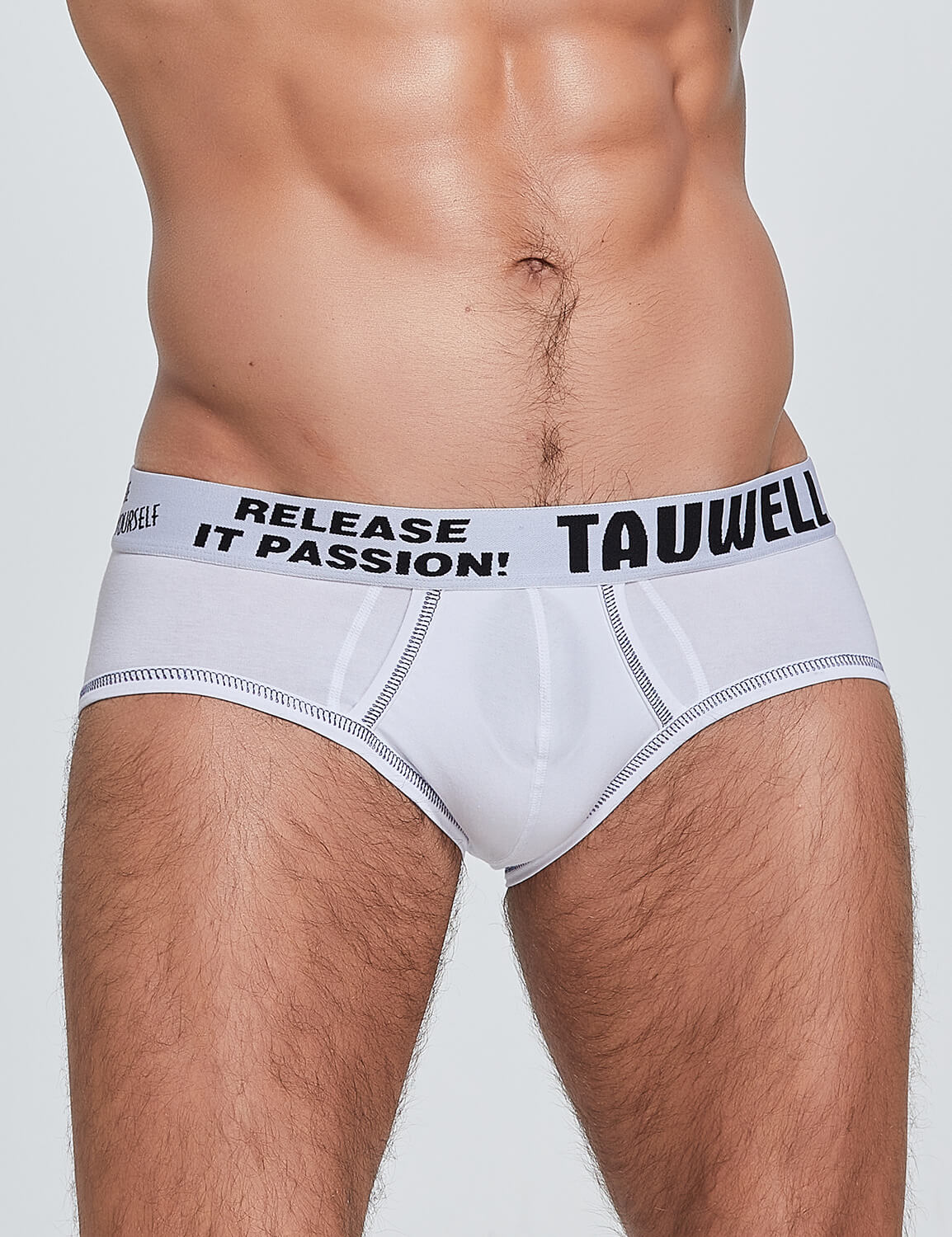 Tauwell Mens Low Rise Sexy O Ring Opening Brief Underwear 22102 Tauwell®