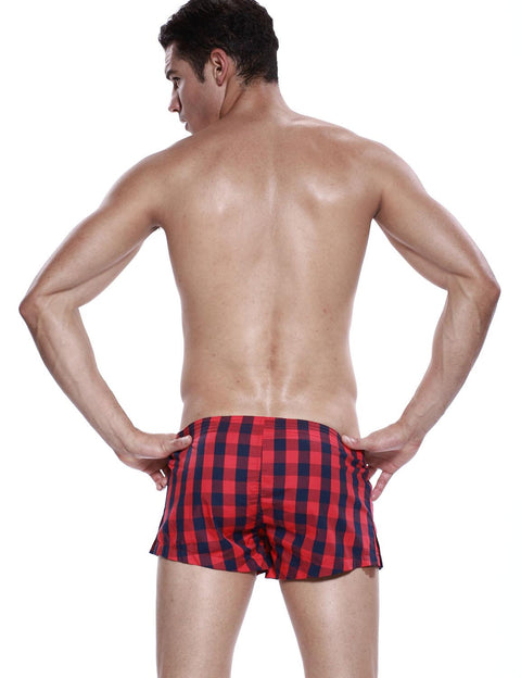 Low Rise Plaid Trunk Shorts 40505