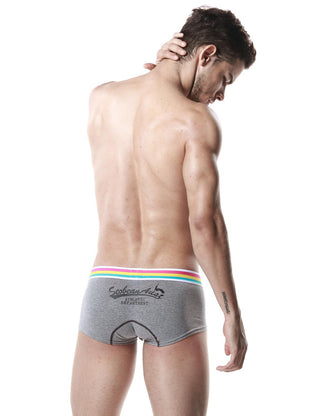 Low Rise Sexy Boxer Brief Rainbow 60206