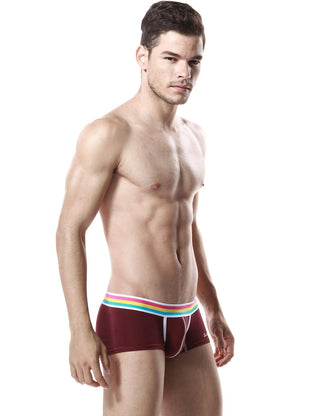 Low Rise Sexy Boxer Brief Rainbow 60206
