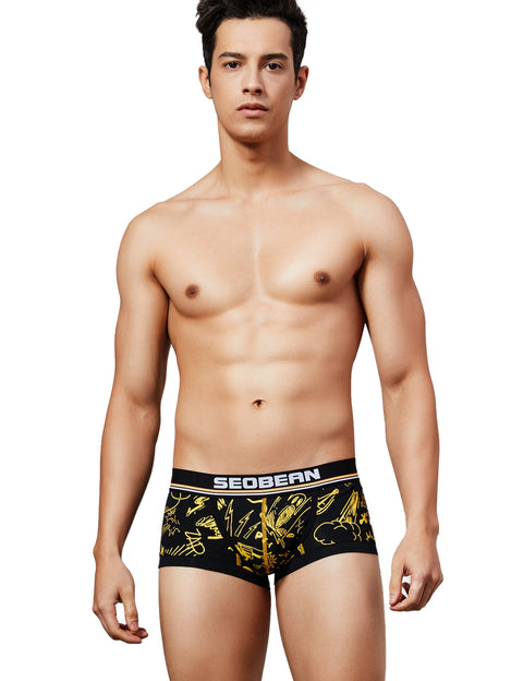 Doodle Pattern Boxer Brief 90228