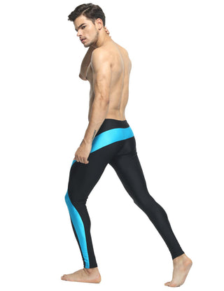 TAUWELL Mens Low Rise Sexy Sports Compression Shiny Tights