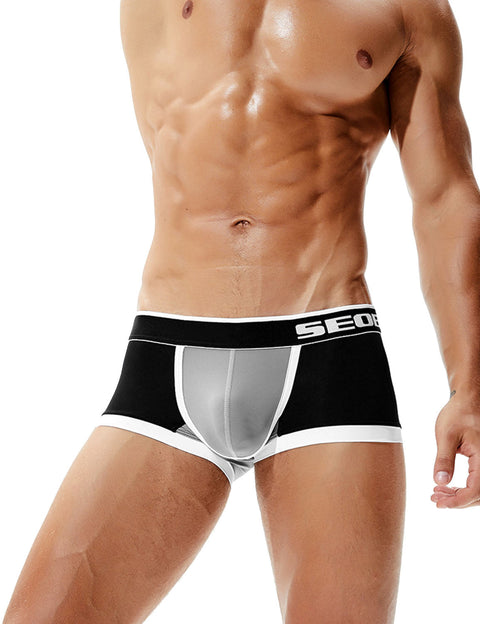 Nylon Low Rise Sexy Nylon Boxer Brief 90205