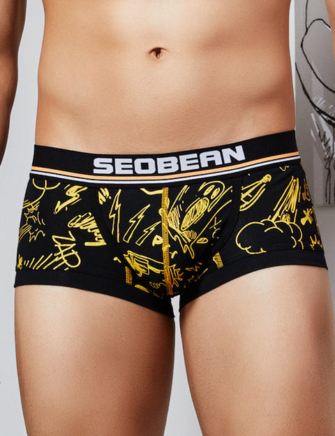 Doodle Pattern Boxer Brief 90228