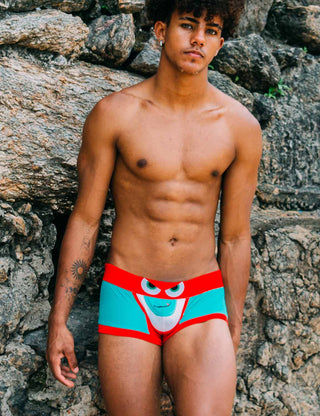 SEOBEAN Mens Sexy Low Rise Underwear Color Block Boxer Brief 220214 –  TAUWELL®