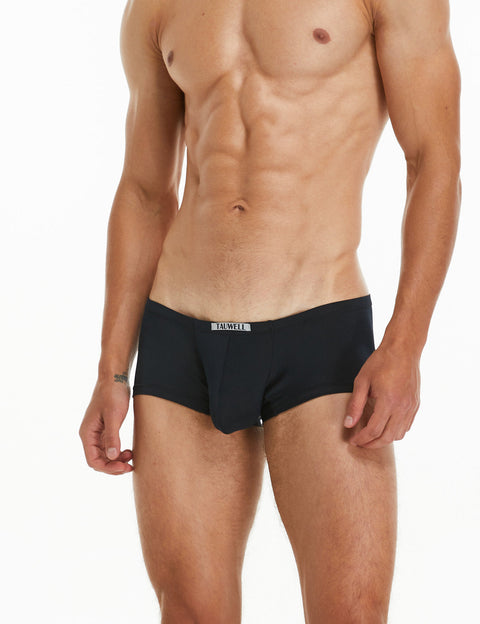 Solid Elastic Boxer Briefs 23201