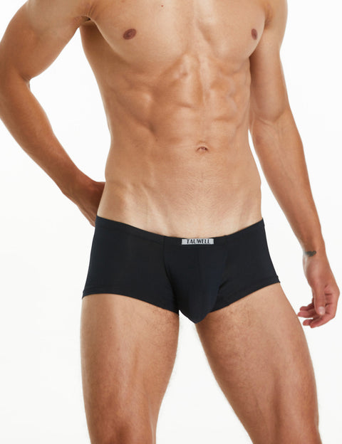 Solid Elastic Boxer Briefs 23201