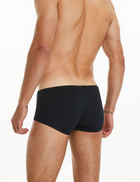 Solid Elastic Boxer Briefs 23201