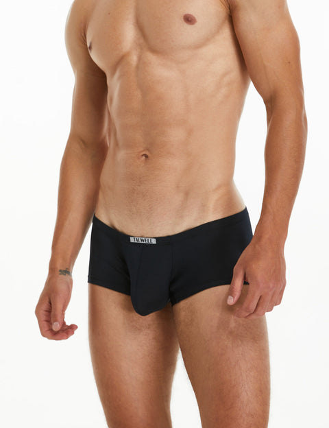 Solid Elastic Boxer Briefs 23201