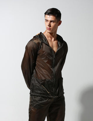 Translucent Quick-Dry Sport Long Sleeve Hooded Jacket S2902